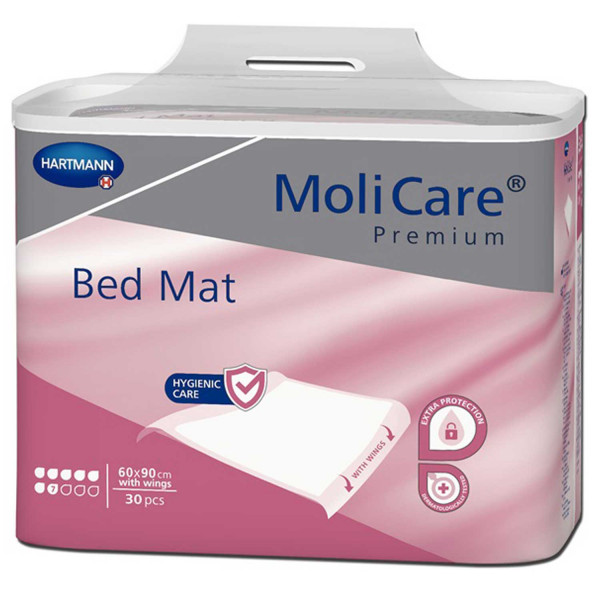 MoliCare® Premium Bed Mat 7 Tropfen 60x90 cm Flügel Karton