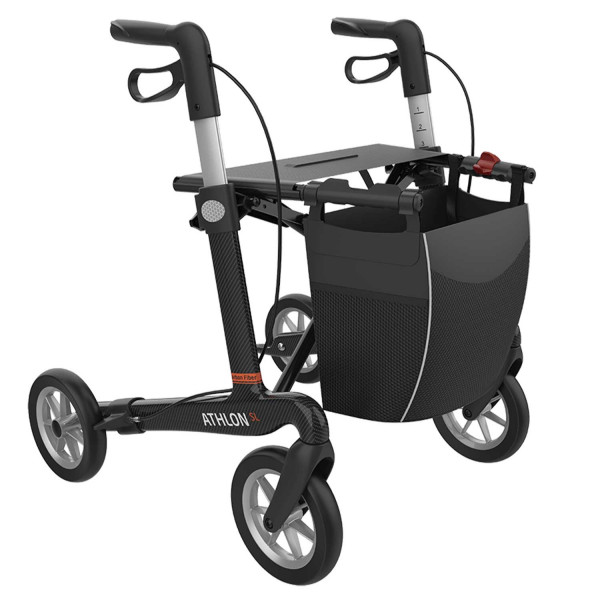 Frontansicht Athlon Sl Carbon Ultralight Rollator