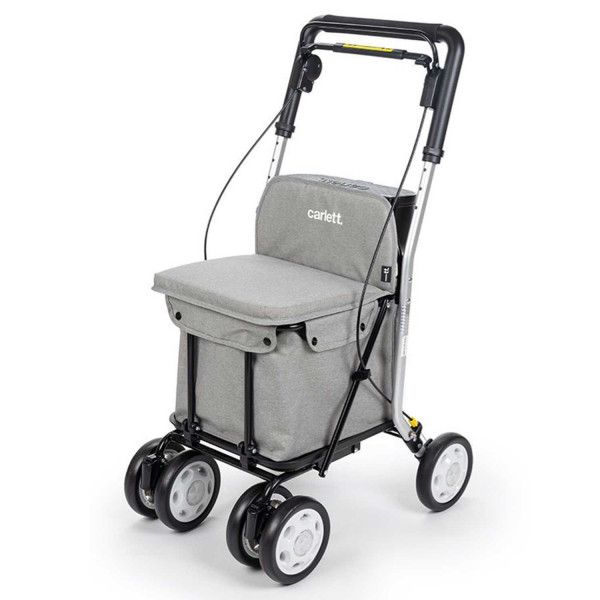 Einkaufstrolley Senior comfort grau