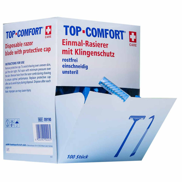 Top-Comfort Einmalrasierer in 100er Box