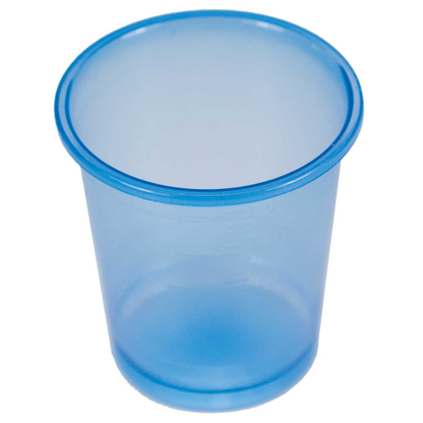 Medikamentenbecher blau