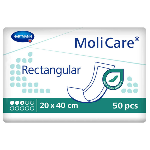 MoliCare Rectangular 3 Tropfen 20 x 40 cm